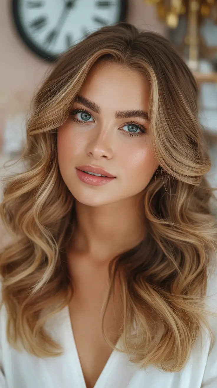 hair color ideas for blondes Champagne Honey Blend