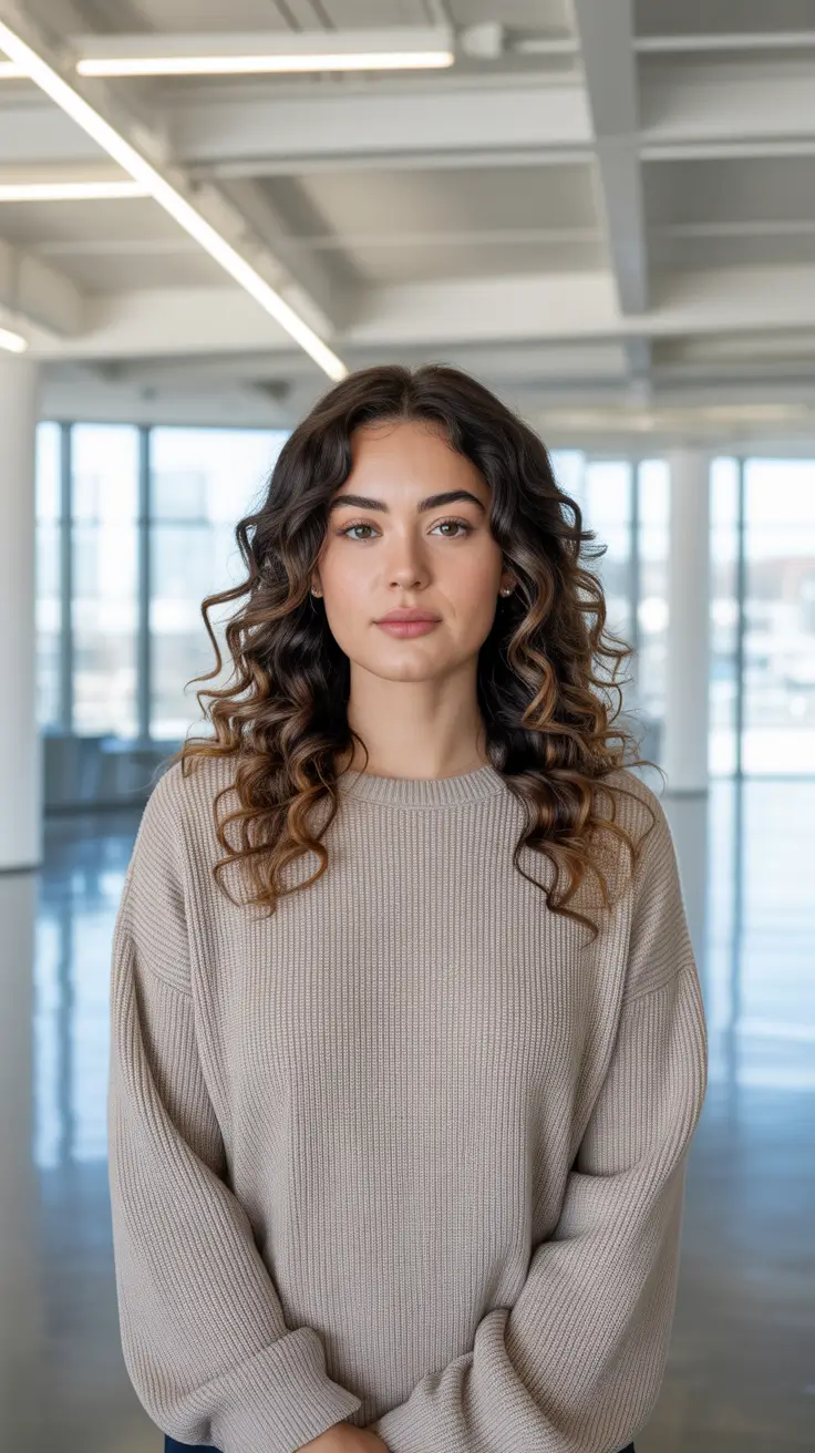 honey brown hair color 2026 Coffee-Drizzled Curls