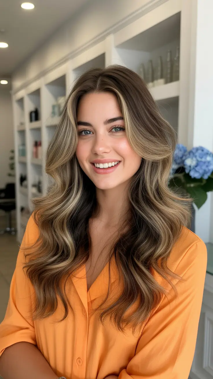 honey brown hair color 2026 Sunlit Honey Blend