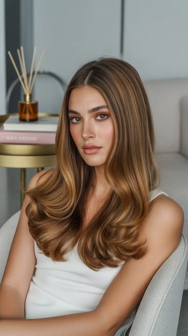 honey brown hair color 2026 Golden Hour Volume