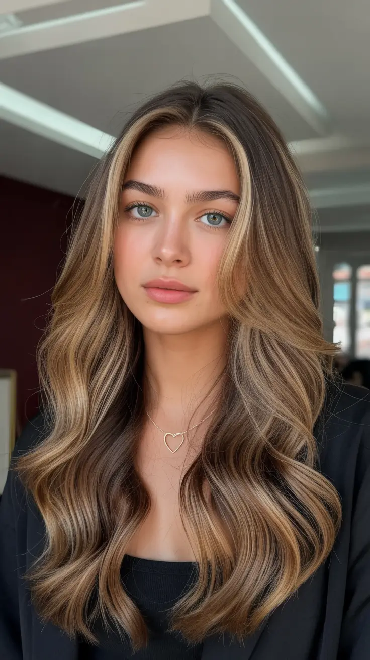 honey brown hair color 2026 Subtle Sunlit Layers