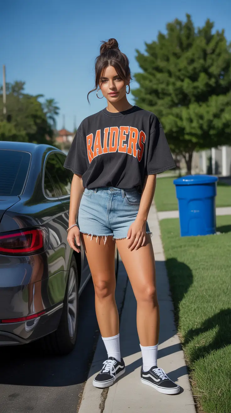 Jeans outfit inspiration 2026 Sporty Cool with a Vintage Twist