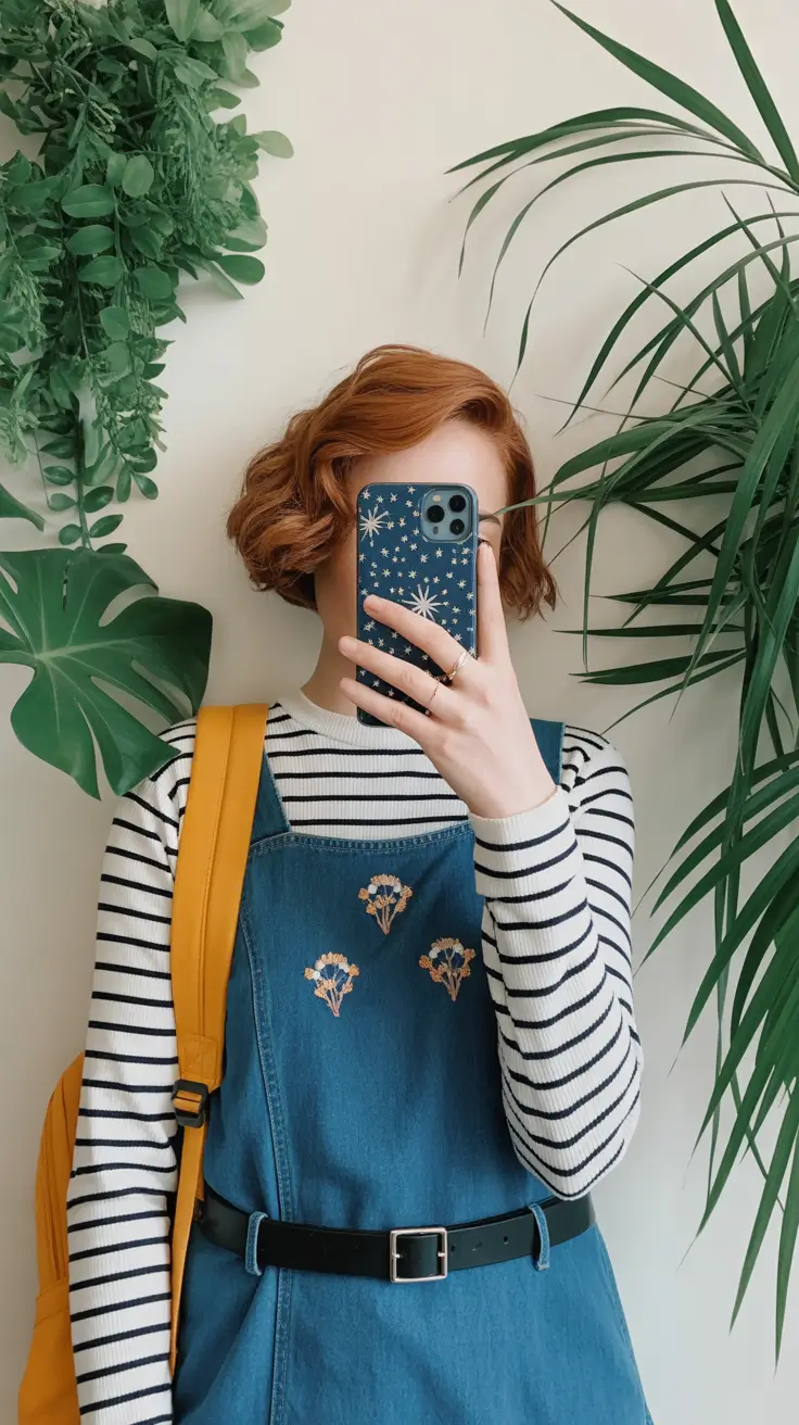 Jeans outfit inspiration 2026 Whimsical Layers and Vintage Vibes