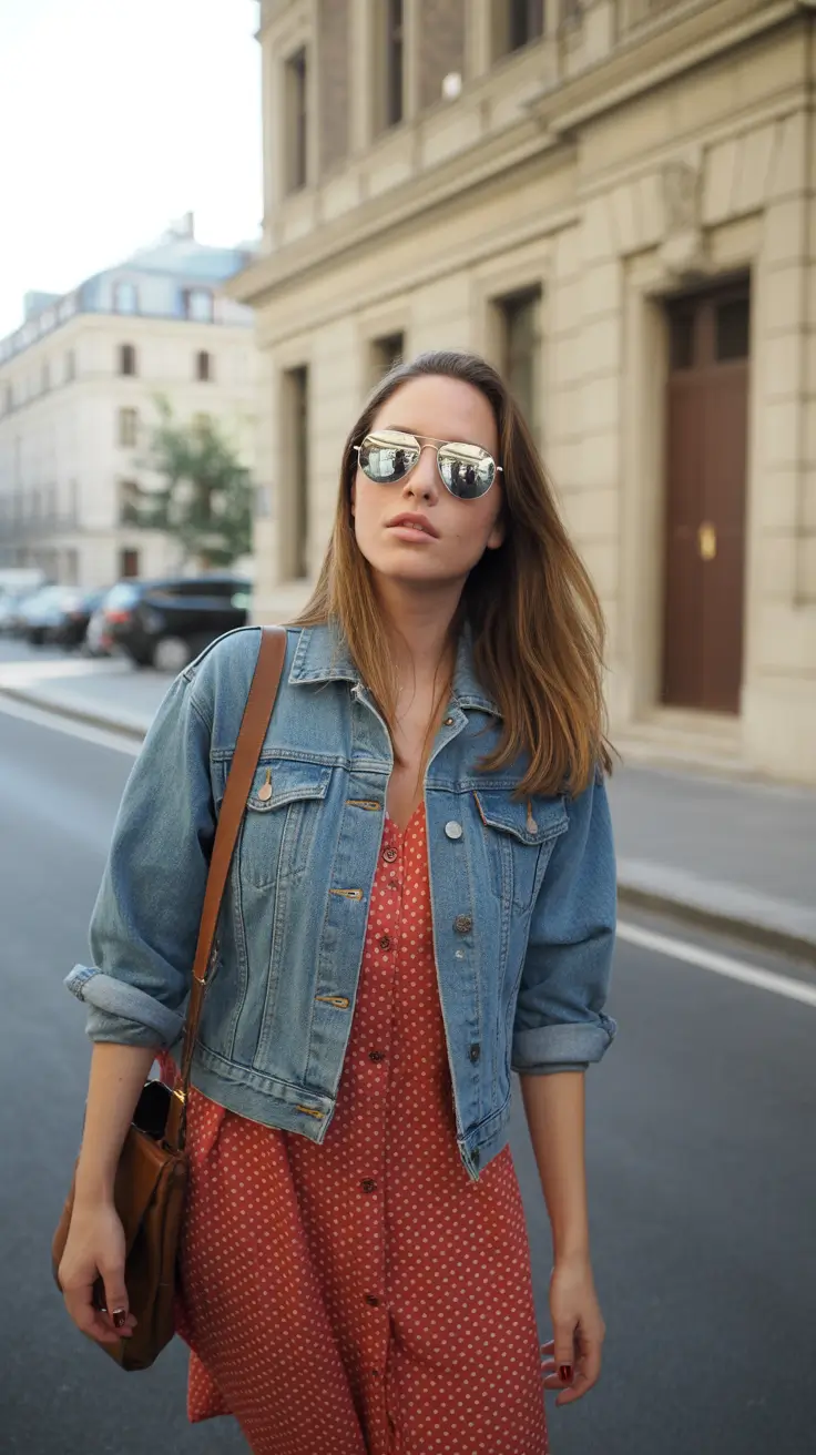 Jeans outfit inspiration 2026 Retro Streets Meet Modern Ease