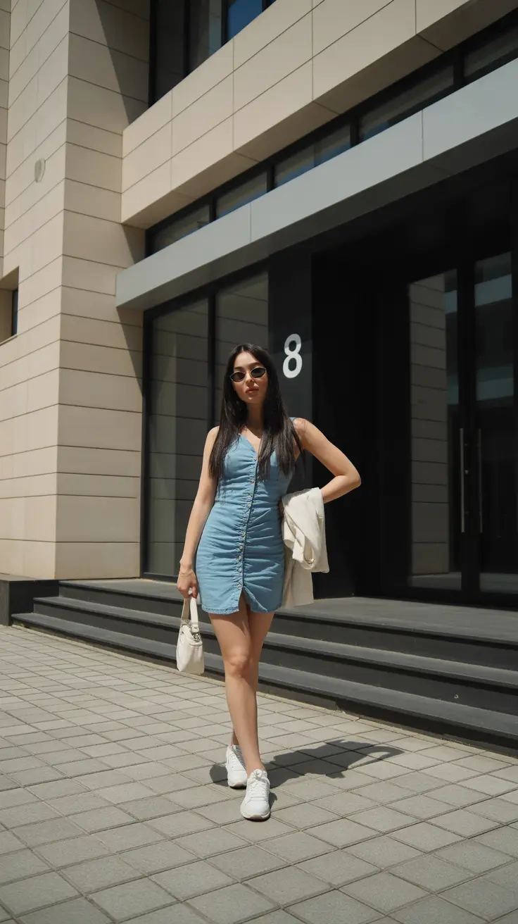 Jeans outfit inspiration 2026 Summer Button-Up Cool