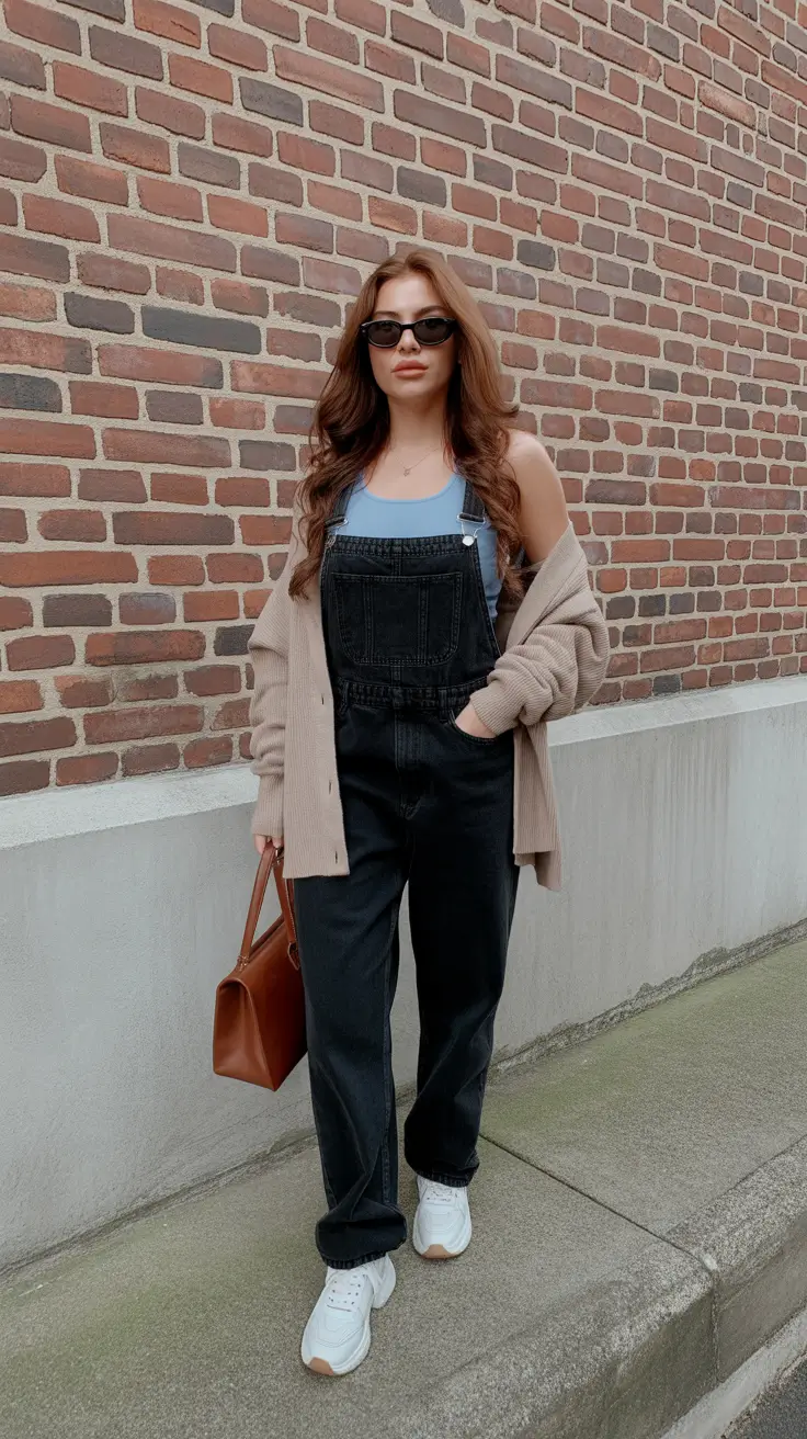 modern mom outfits 2026 urban overalls