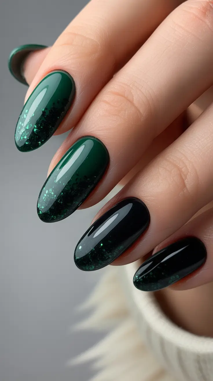 december-nails-design-2025-Emerald-Night-Gradient