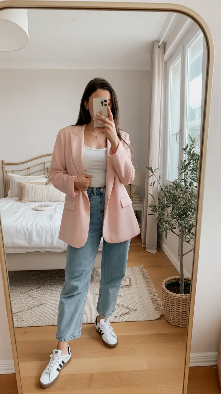office-outfit-inspiration-for-work-2026-soft-pink-denim