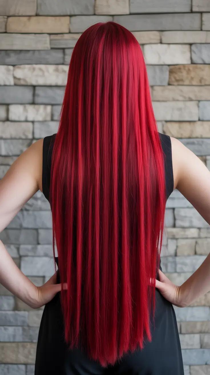 red hair colors 2026 Crimson Glow Revival