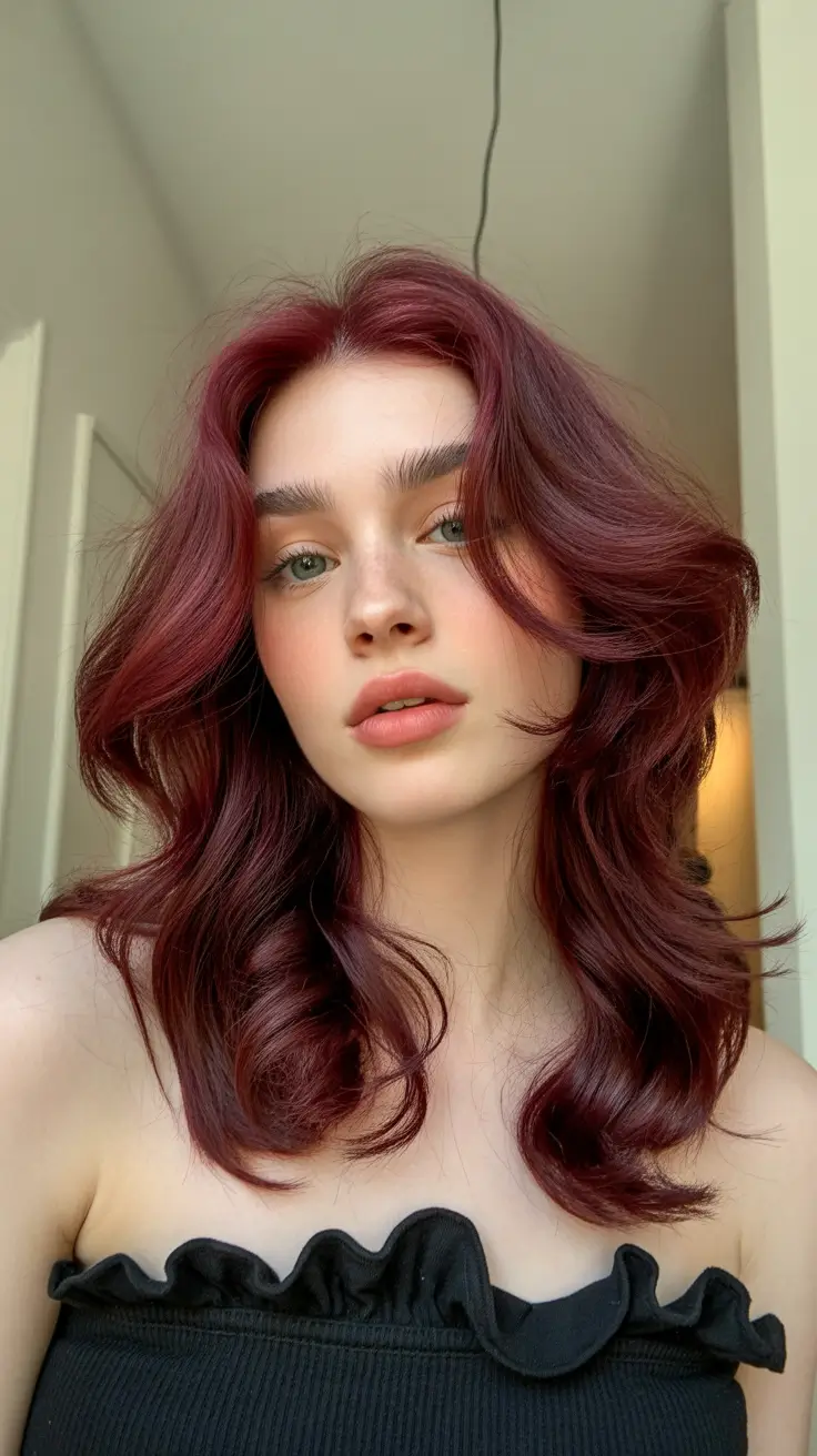 red hair colors 2026 Cocoa Ruby Waves