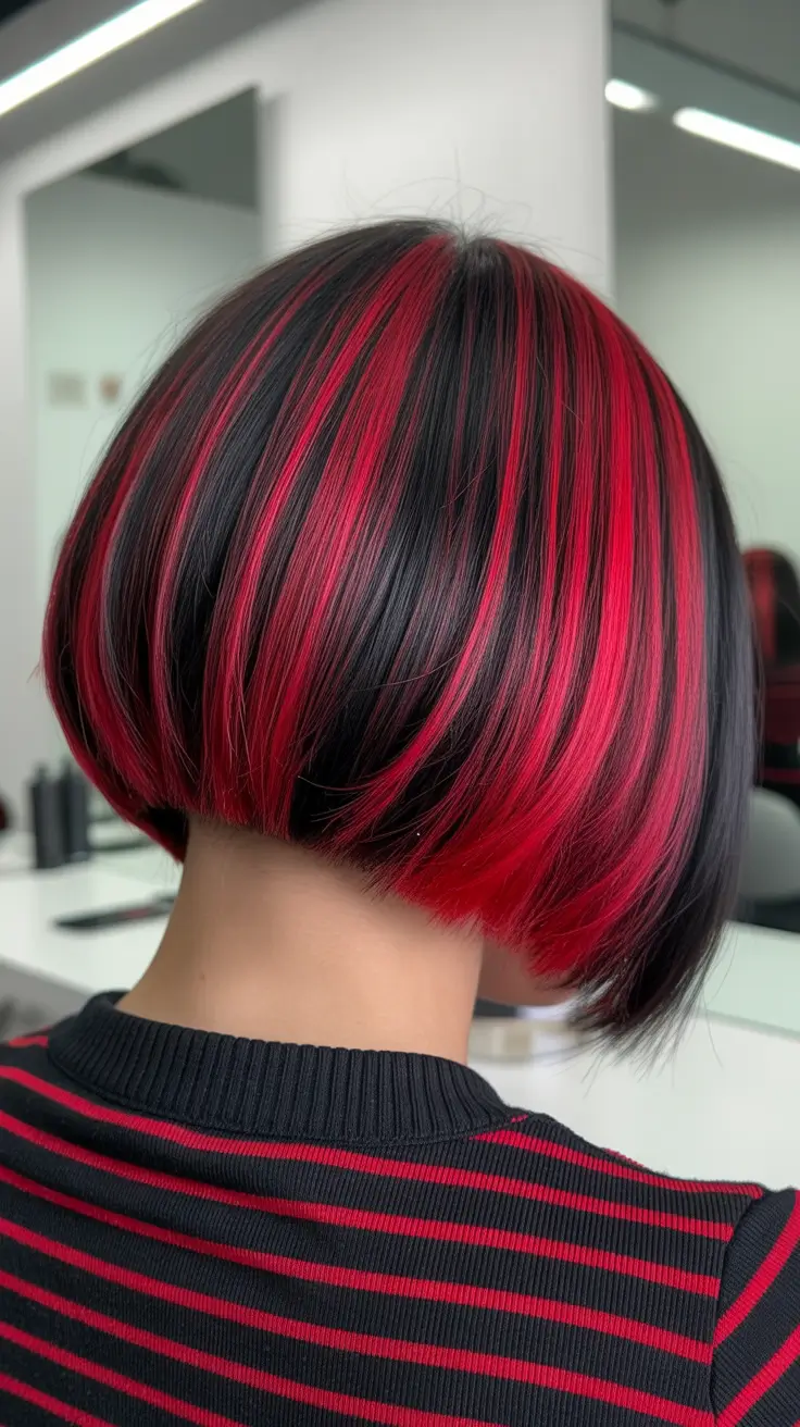 red hair colors 2026 Crimson and Ebony Dimension