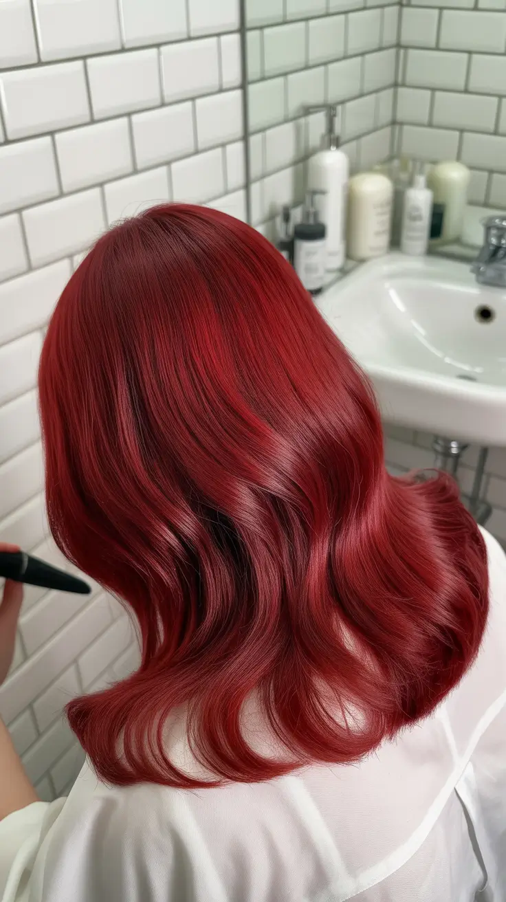red hair colors 2026 Molten Garnet Shine