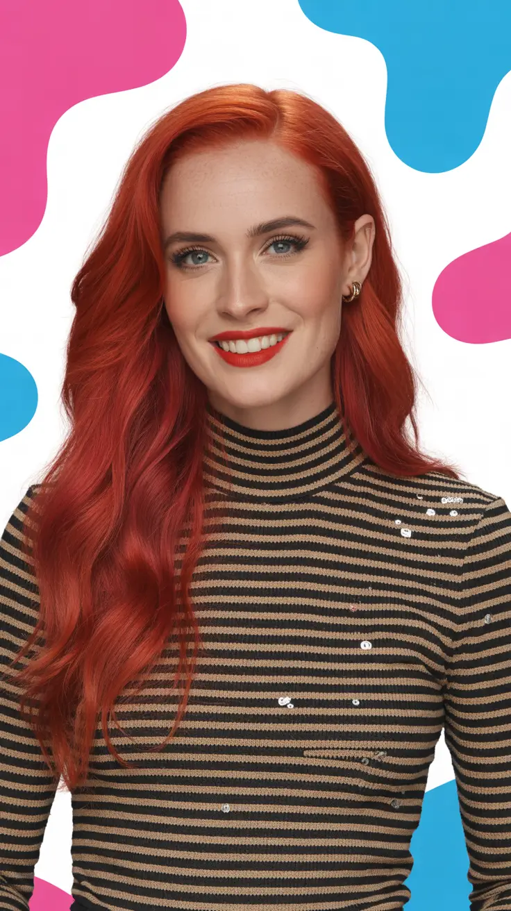 red hair colors 2026 Soft Cinnamon Waves
