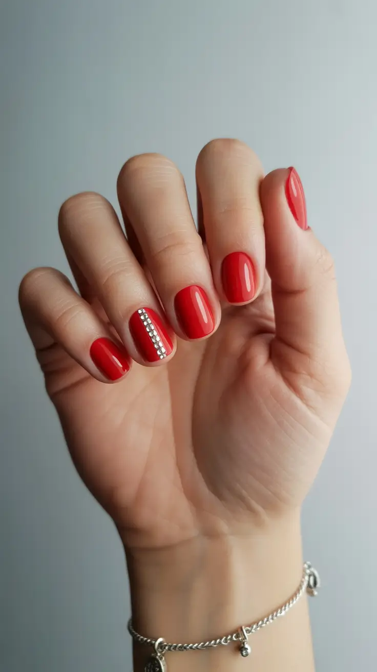 nails-color-for-december Classic Red Velvet Touch