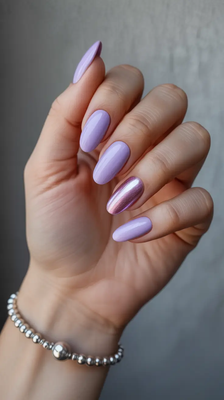 december-nails-color-ideas Iridescent Petal Shine