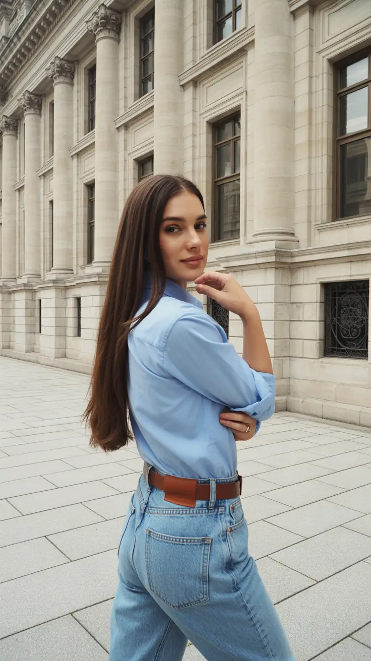 casual outfits for women Timeless Denim and Blue Elegance