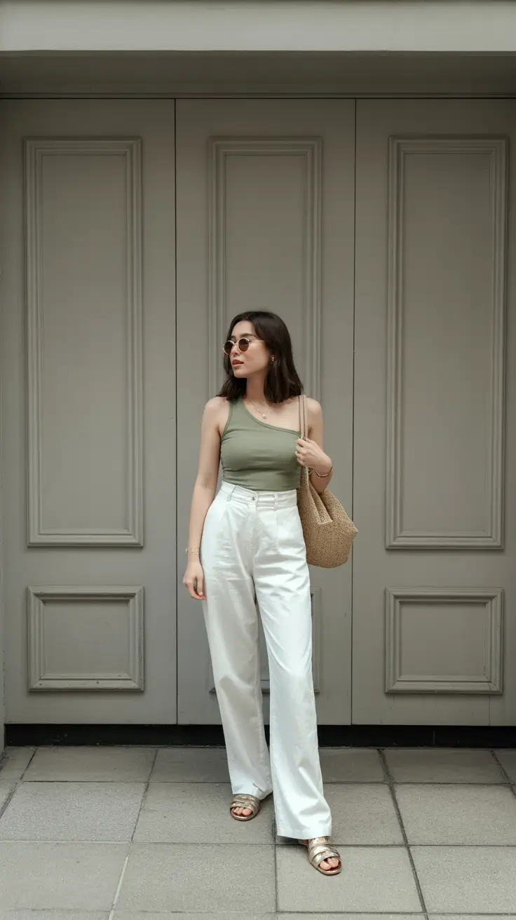 casual outfits for women Soft Neutrals with a Hint of Warmth