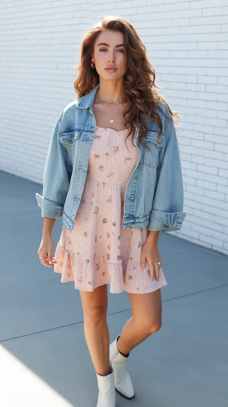 trendy outfits 2026 Soft Denim Romance
