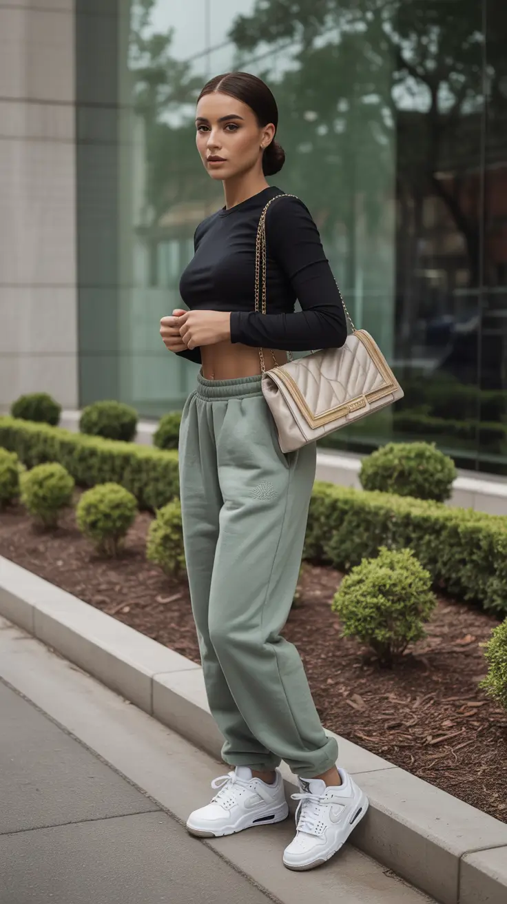 trendy outfits 2026 Sporty Luxe Minimalism