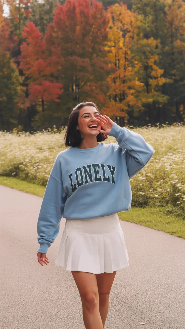 trendy outfits 2026 Playful College Spirit