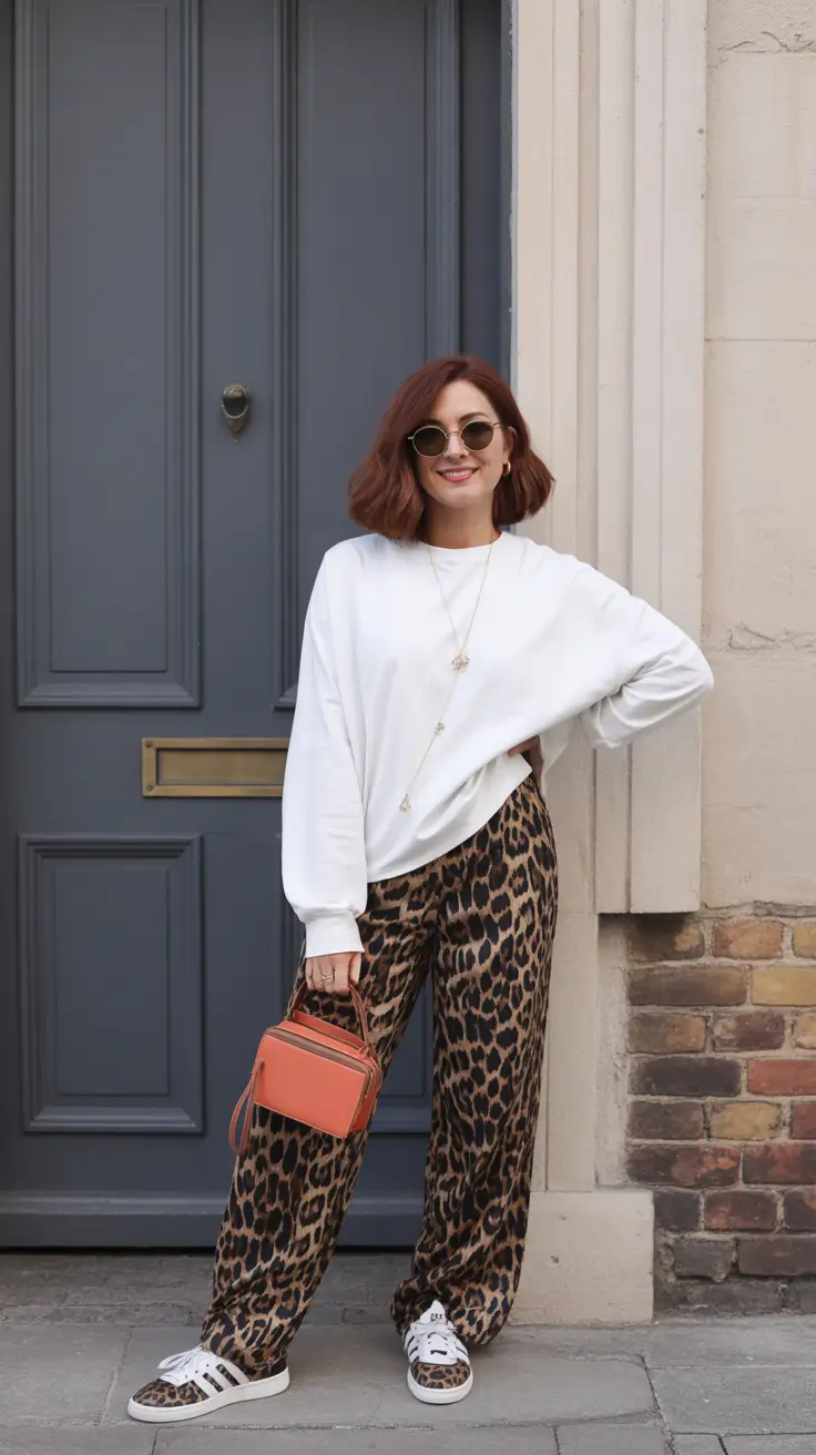 sneakers outfits women Playful Safari Energy