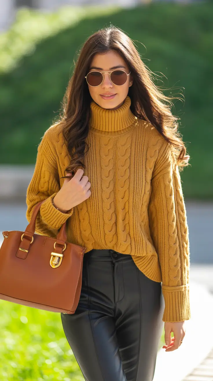 Trendy sweater outfits 2026 Golden Energy