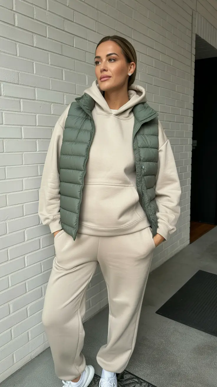 cold weather outfits for work Soft Neutrals, Everyday Ease