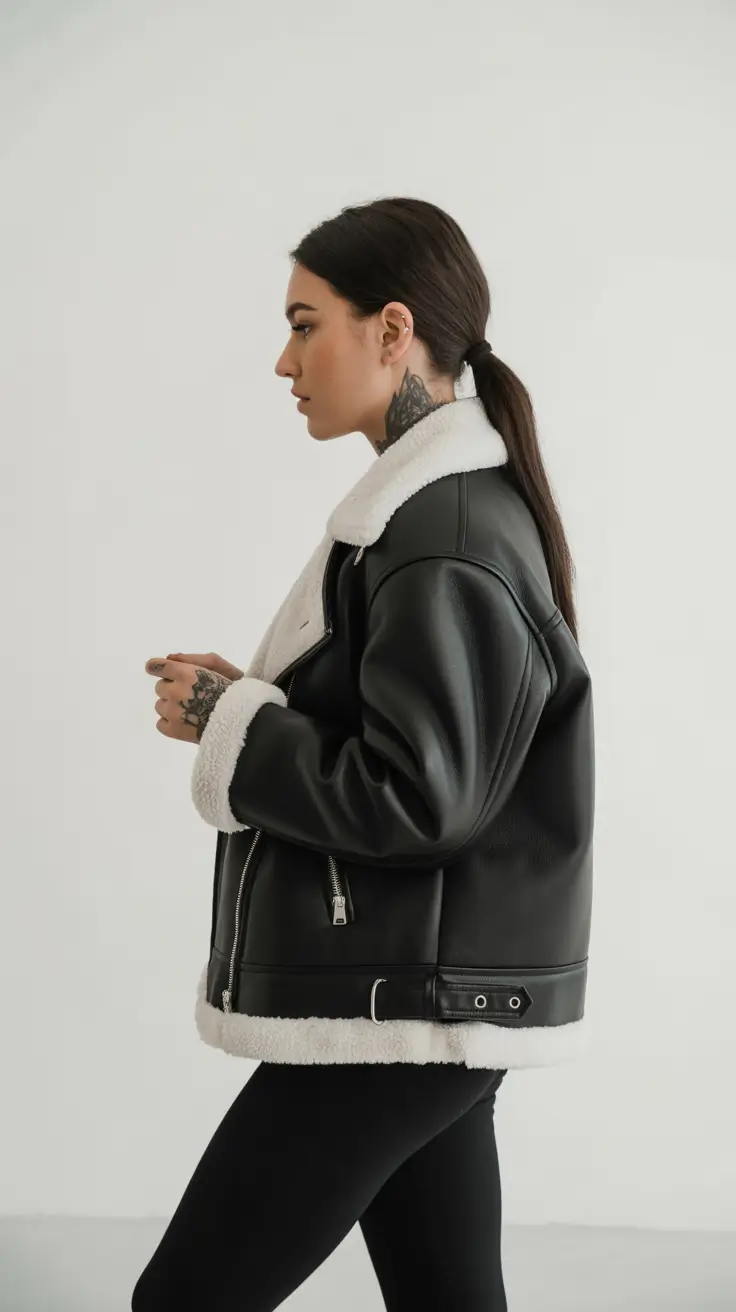 cold weather outfits casual Bold Comfort in Black and White