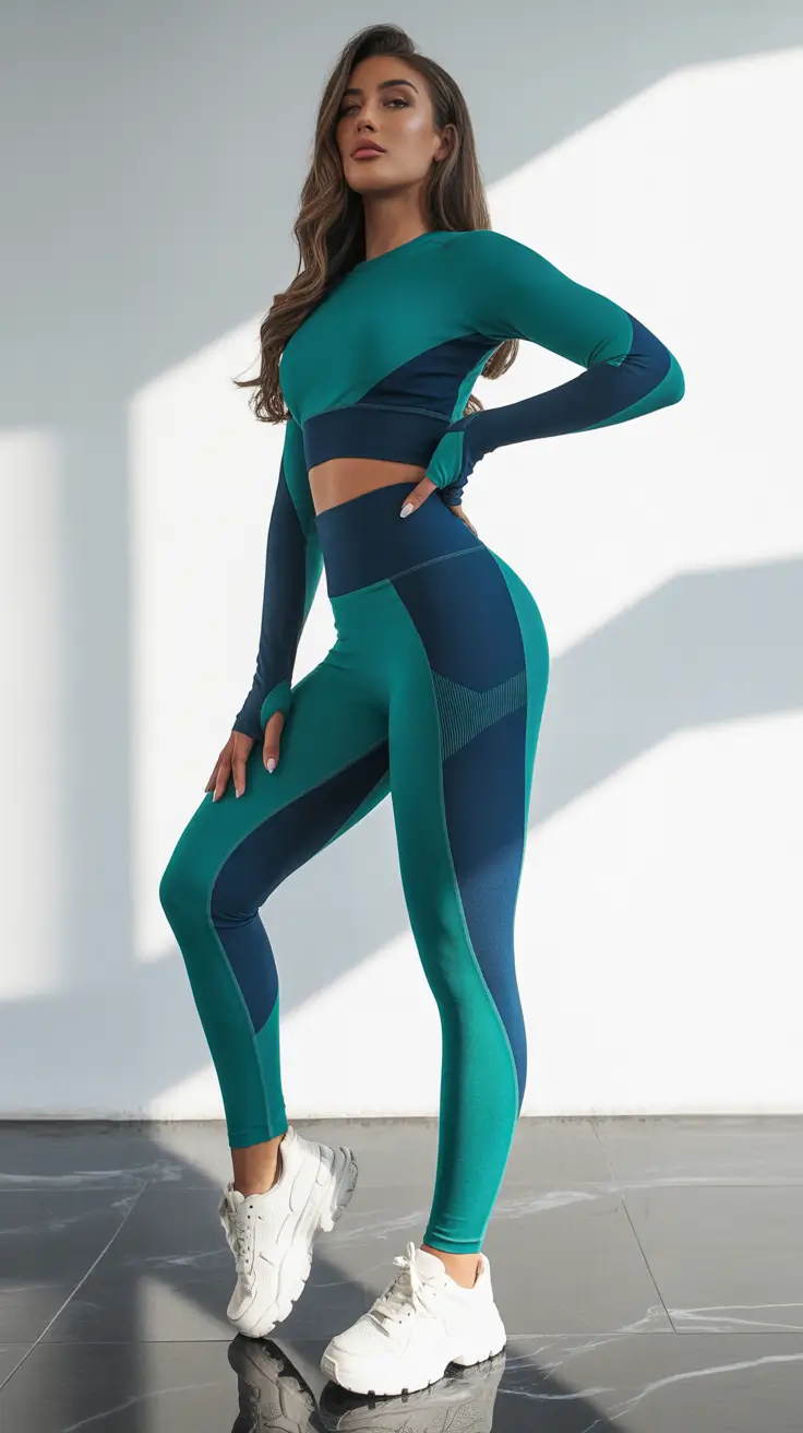 workout outfits women Deep Ocean Energy