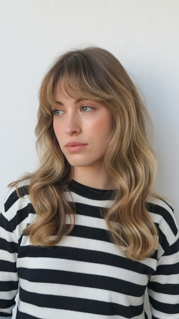 haircuts-for-wavy-hair-2026-Soft-Blonde-Layers-with-Wispy-Bangs