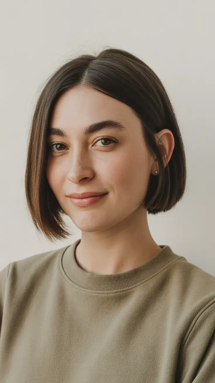 lob haircut straight Clean Lines, Minimal Mood