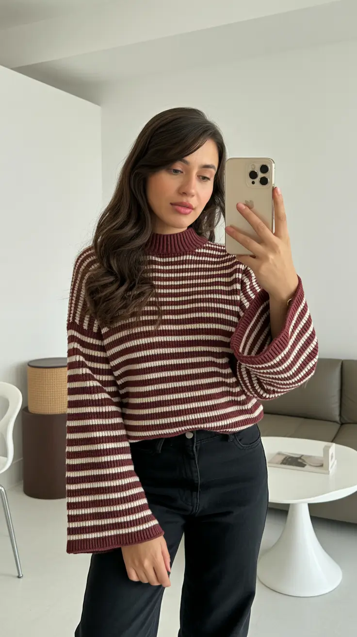first date outfits for women Cozy Lines and Timeless Vibes