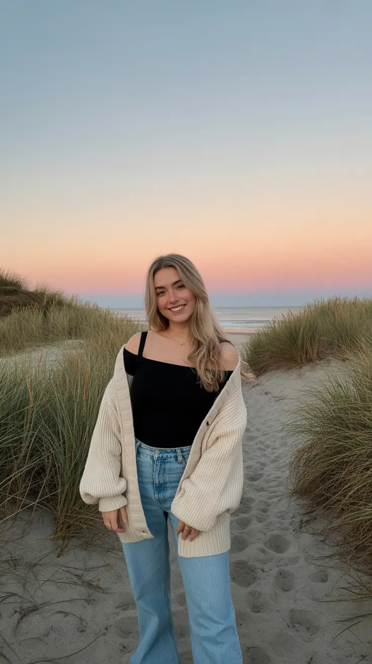 first date outfits for women Sunset Softness