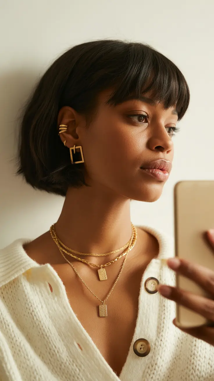 hairstyle trends for black women 2026 Soft Bob with Subtle Texture