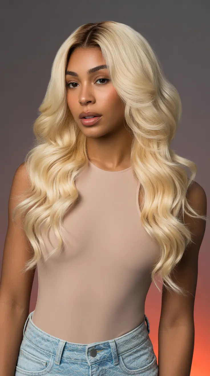 hairstyle trends for black women 2026 Long Champagne Layers