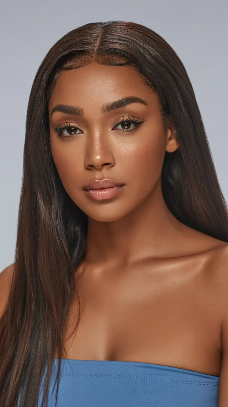 hairstyle trends for black women 2026 Rich Espresso Sleekness