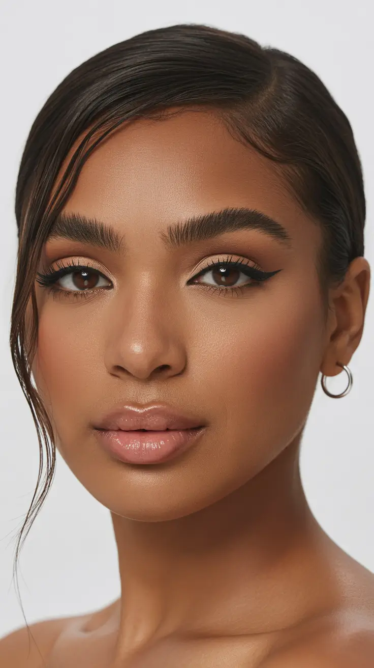 hairstyle trends for black women 2026 Polished Tucked-Back Sleekness