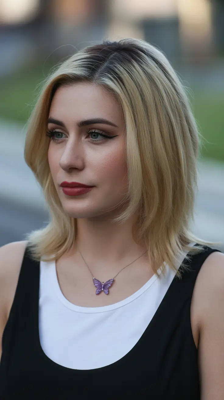 Hairstyles inspiration for 2026 Soft-Edged Blonde Bob With Light Face Contour