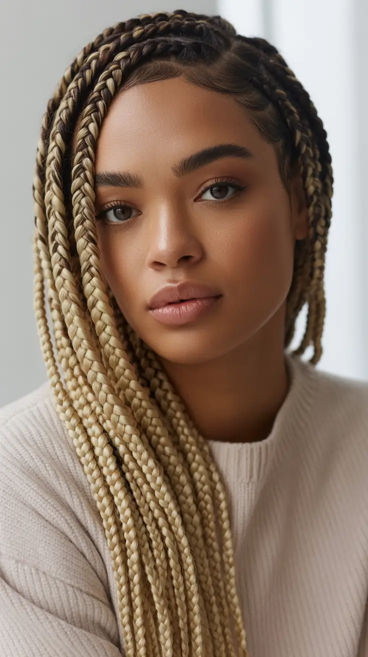 Modern braids hairstyles 2026 Soft Goddess Box Braids