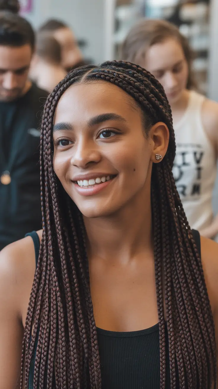 Modern braids hairstyles 2026 Box braids