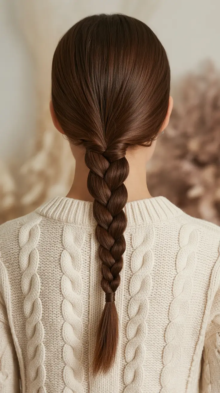 Modern braids hairstyles 2026 Classic braid