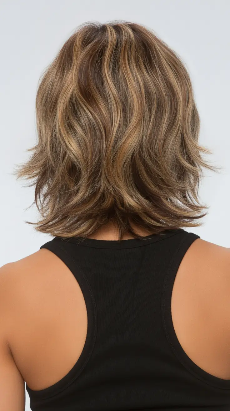 Modern medium-length haircuts 2026 Layered Wolf Cut Revival