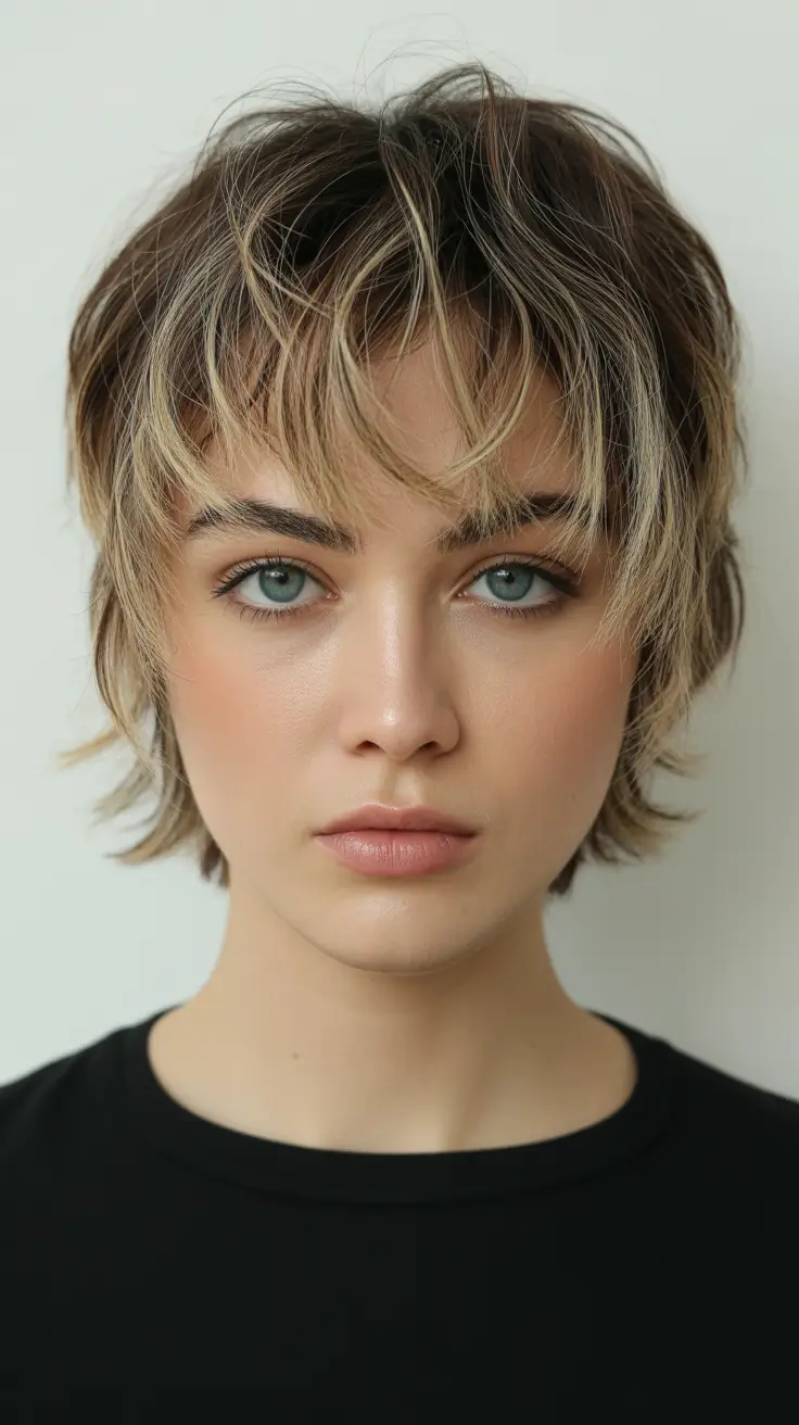 Modern short haircuts trends 2026 Layered Wolf Cut Pixie Hybrid