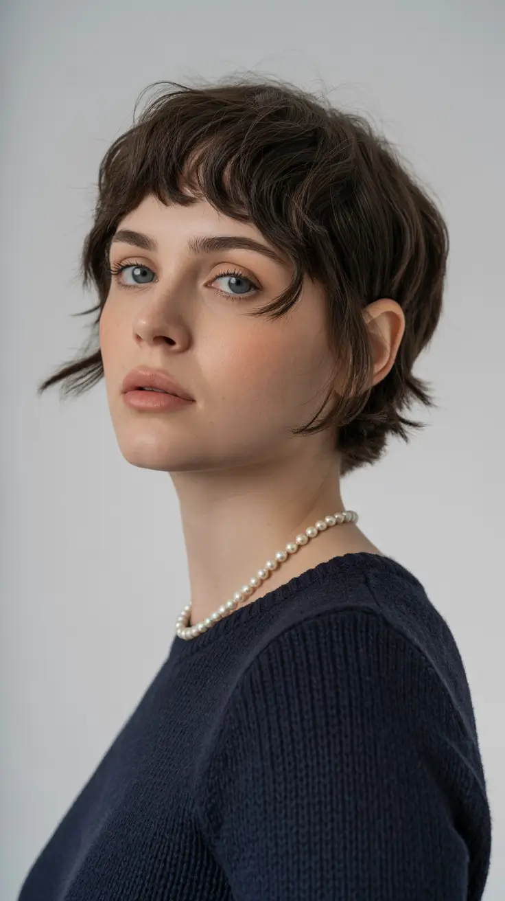 Modern short haircuts trends 2026 Classic Cropped Bob with Modern Texture