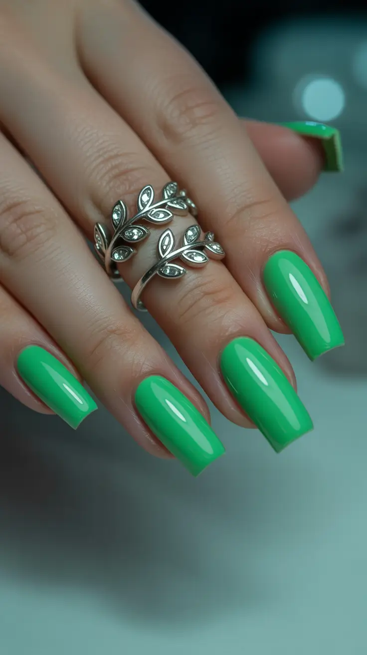 nail colors for pale skin 2026 Fresh Lime Gloss