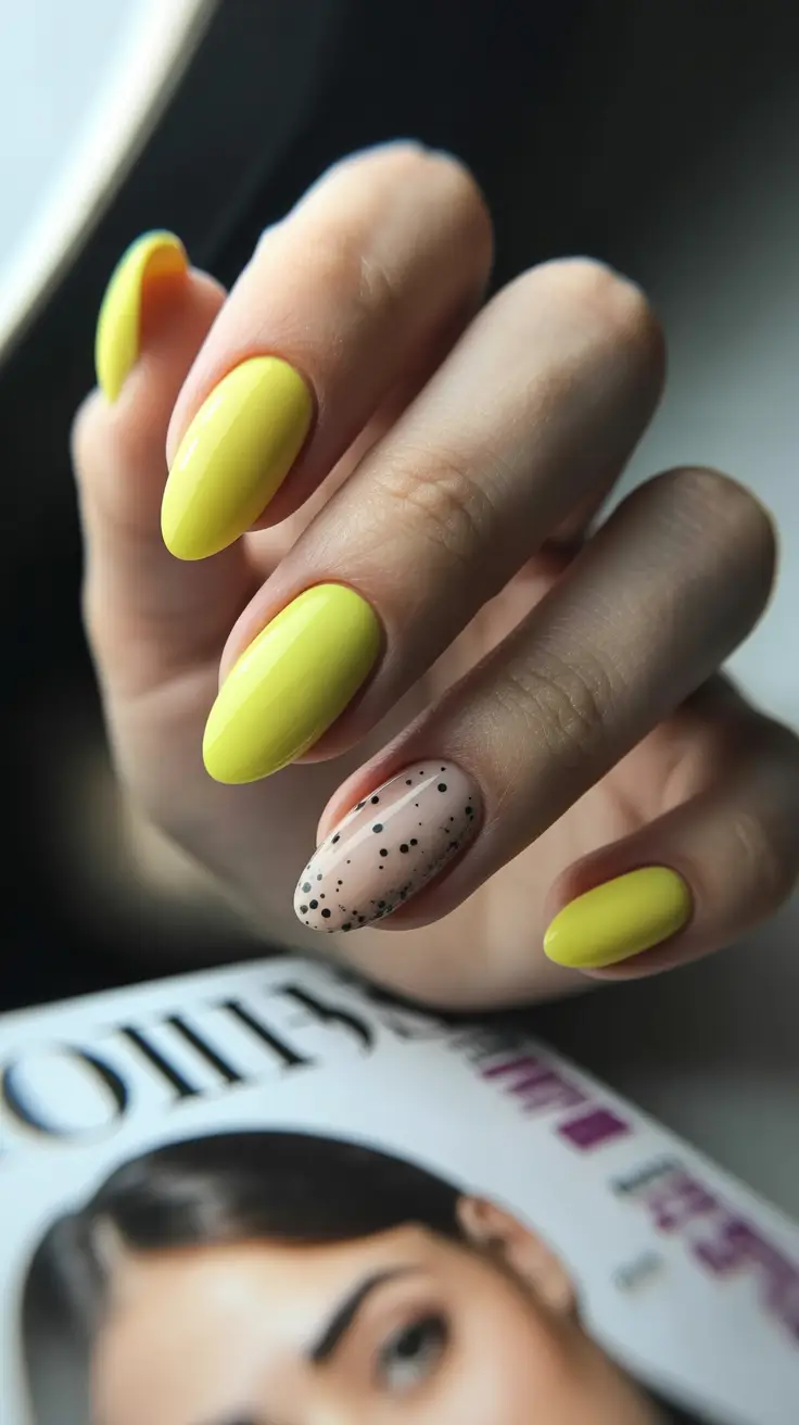 nail colors for pale skin 2026 Sunny Lemon Pop