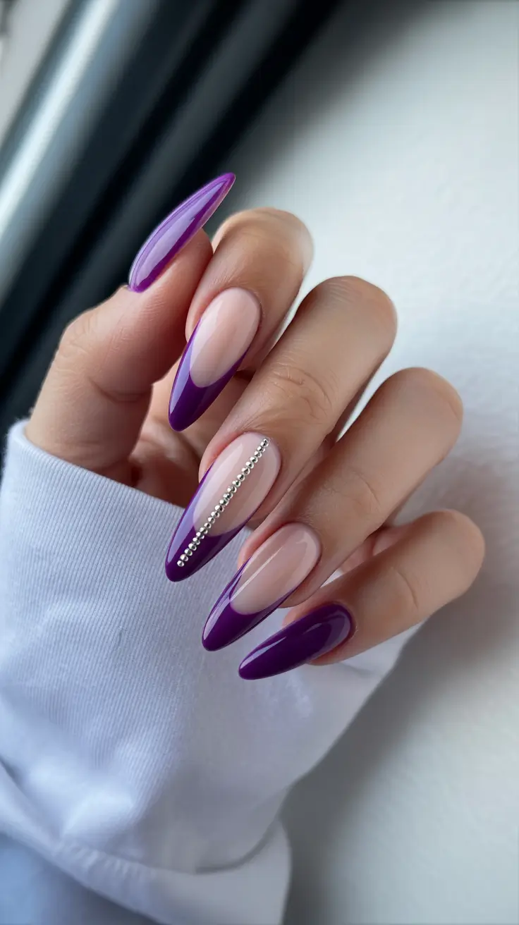 purple nails 2026 Violet Contours With Elevated Minimal Accents