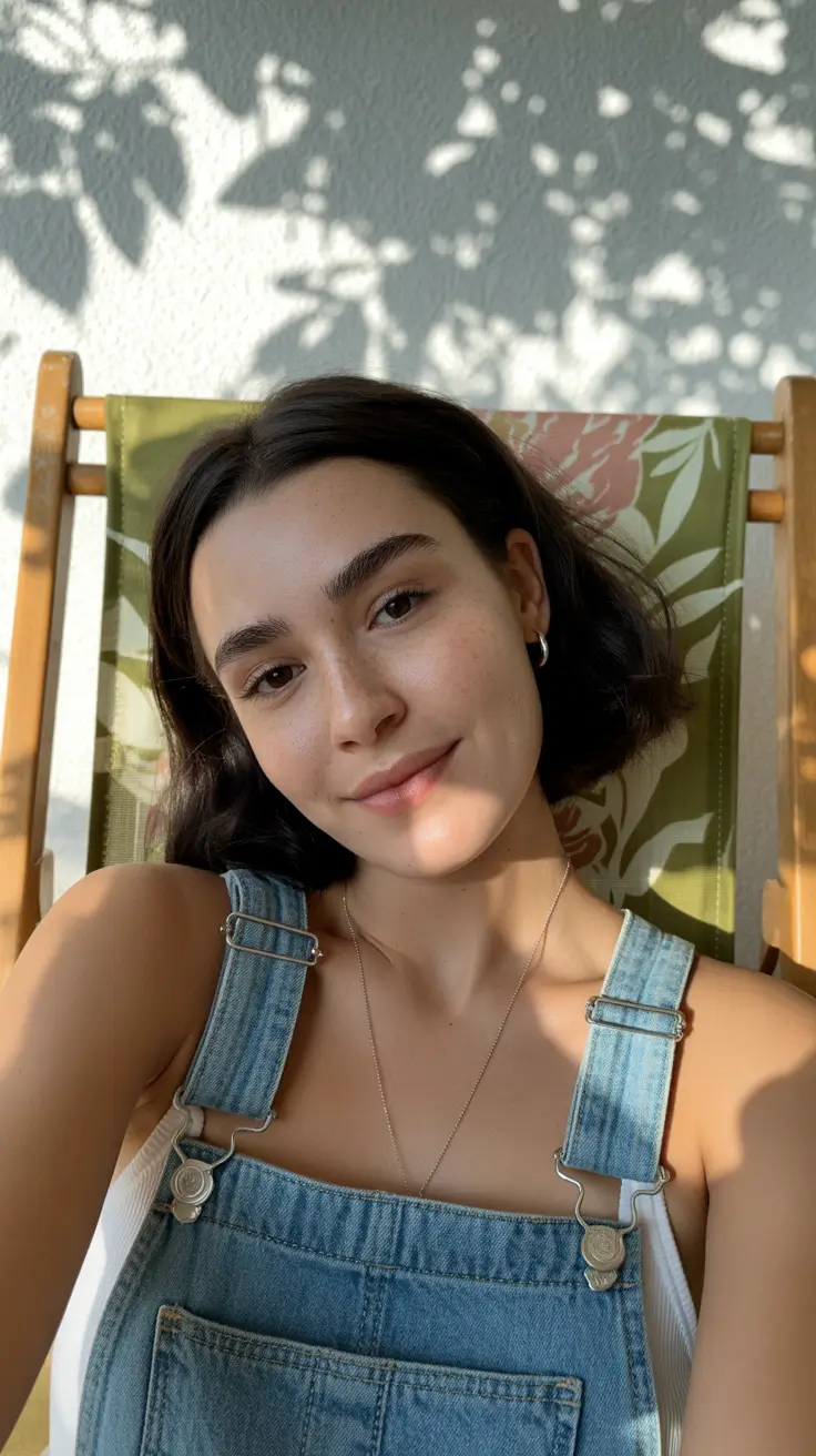 Short Hairstyles Inspiration 2026 Relaxed Collarbone Bob with Soft Natural Texture