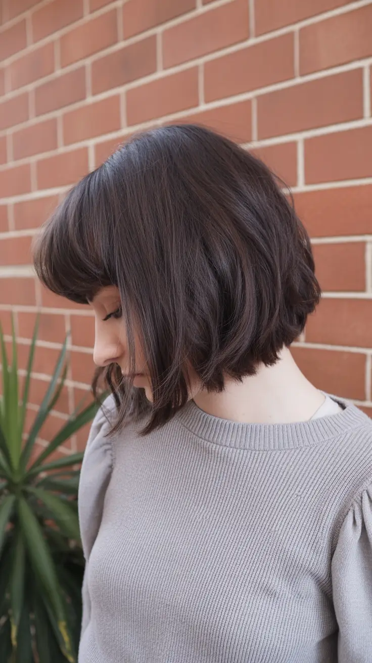 Stylish bob cuts for women 2026 Soft Brunette Bob with Natural Movement