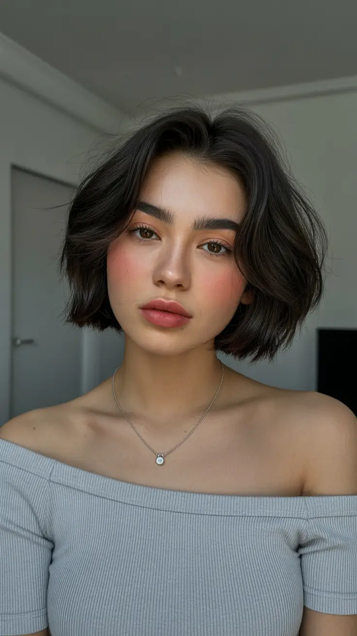 Stylish bob cuts for women 2026 Textured Shaggy Bob with Natural Volume